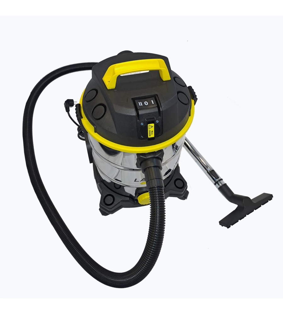 Bidone aspira solidi e liquidi larx 1200 w, capacitÀ 30 litri